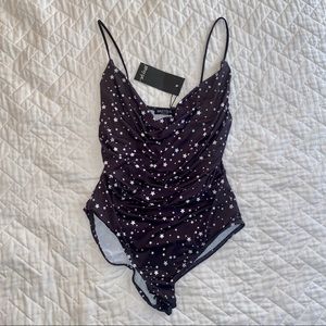 Nasty Gal cowl neck bodysuit